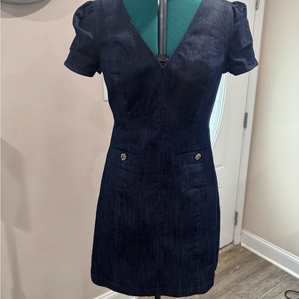 Cinq à Sept Denim Mini Dress - So Cute!